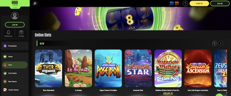 888casino is one of the best offshore casinos for UK players.