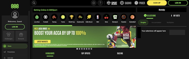 888Sport is one of the best UK bookmakers.