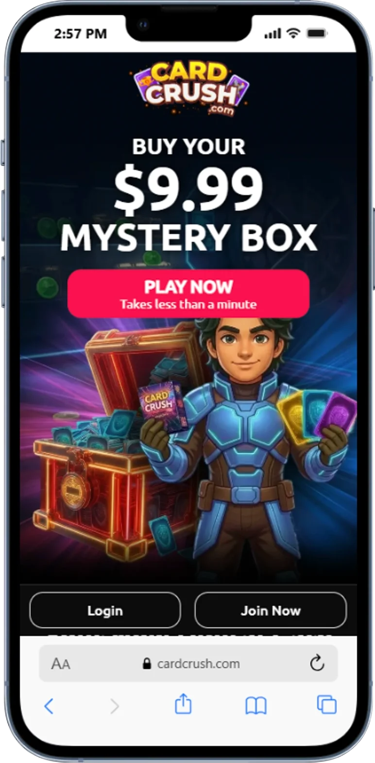 CardCrush - inclave casino on mobile