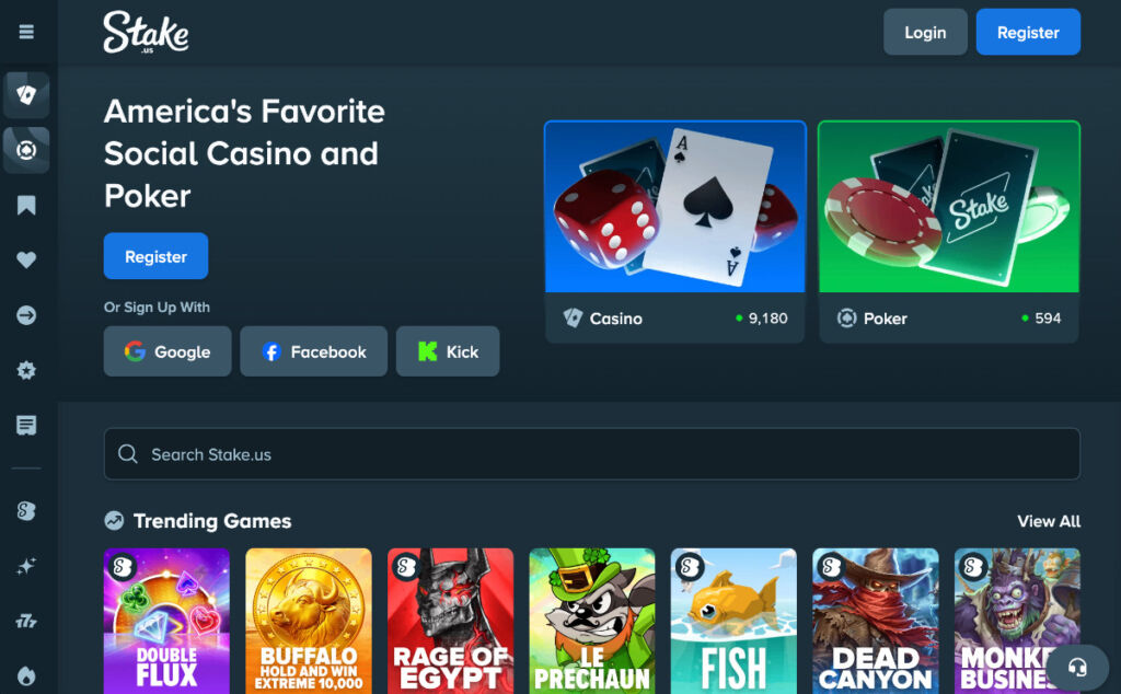 Stake.us poker site USA