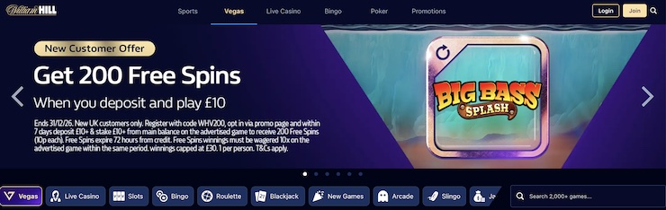 William Hill is one of the best live casinos for UK players.
