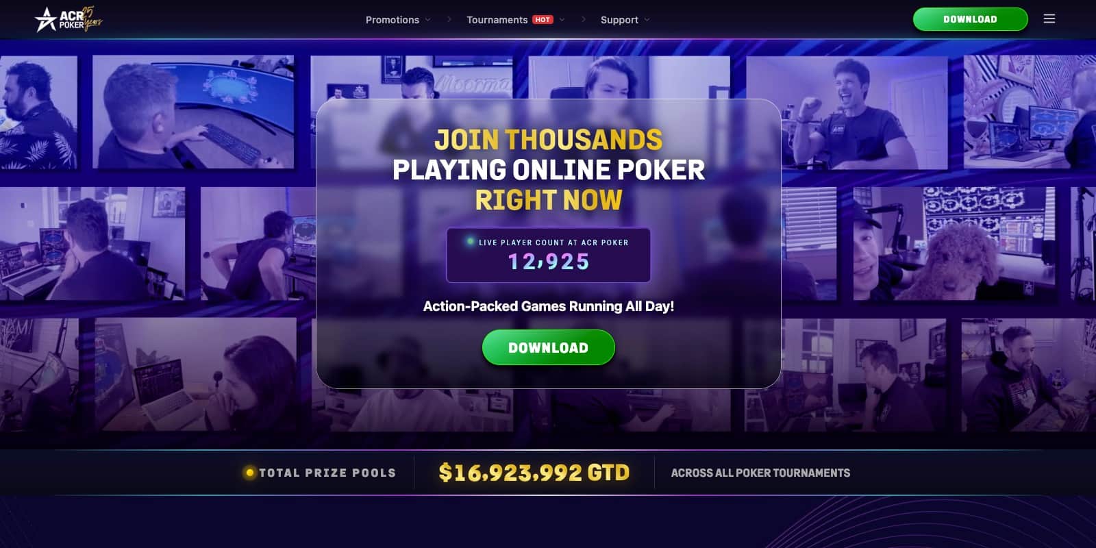 ACR Poker review screenshot US desktop