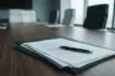 Transfer contract documents on empty boardroom table symbolizing Celtic's Championship wage struggles