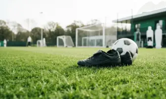 Football training pitch in Belgium representing Shin Yamada's loan move to OH Leuven from Celtic