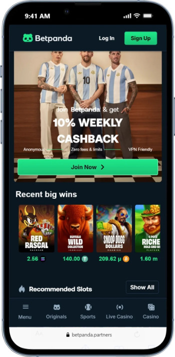 Betpanda sign up bonus