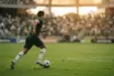 Footballer representing Alexandro Bernabei drives forward during his Brazilian revival with Internacional.