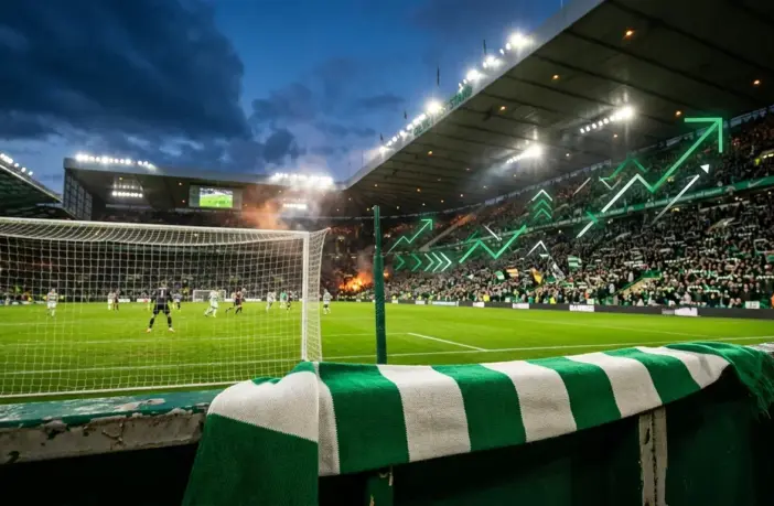 Celtic-inspired stadium scene symbolising a rise in European coefficient rankings