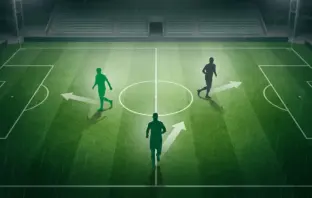 Celtic-inspired midfield reshaping with one player arriving and two departing on a rain-soaked football pitch