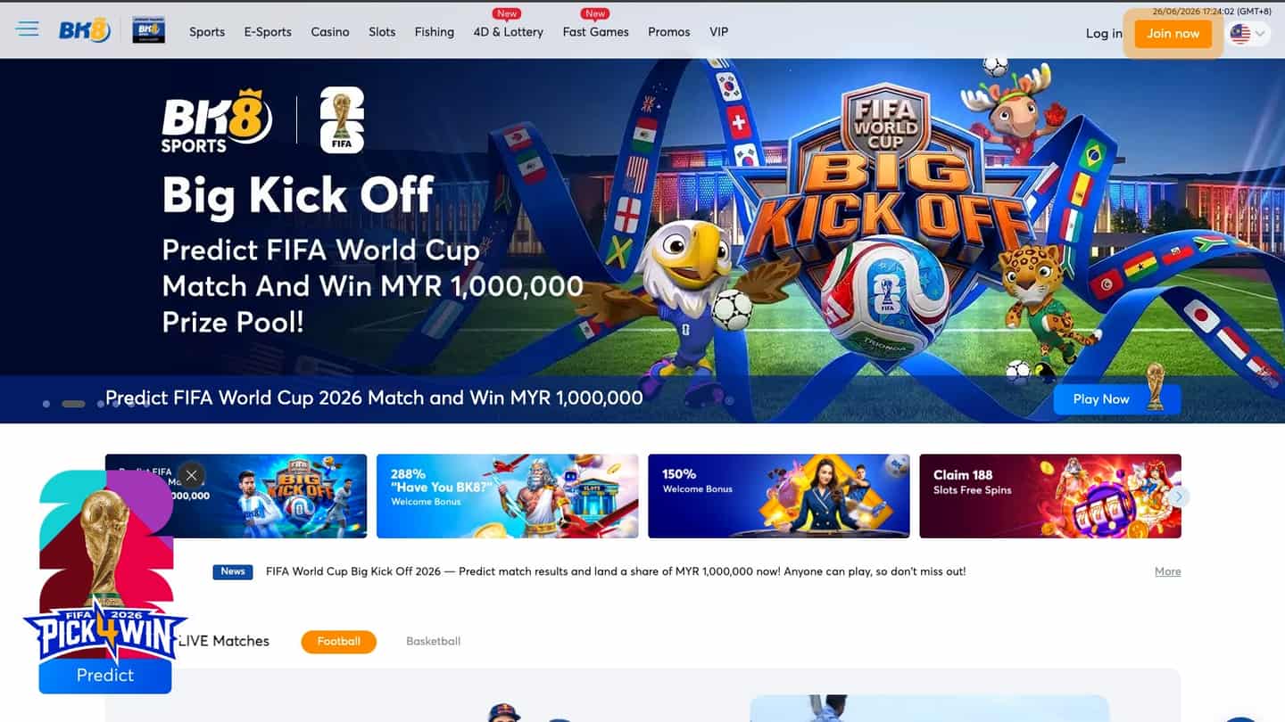 BK8 review screenshot TH desktop